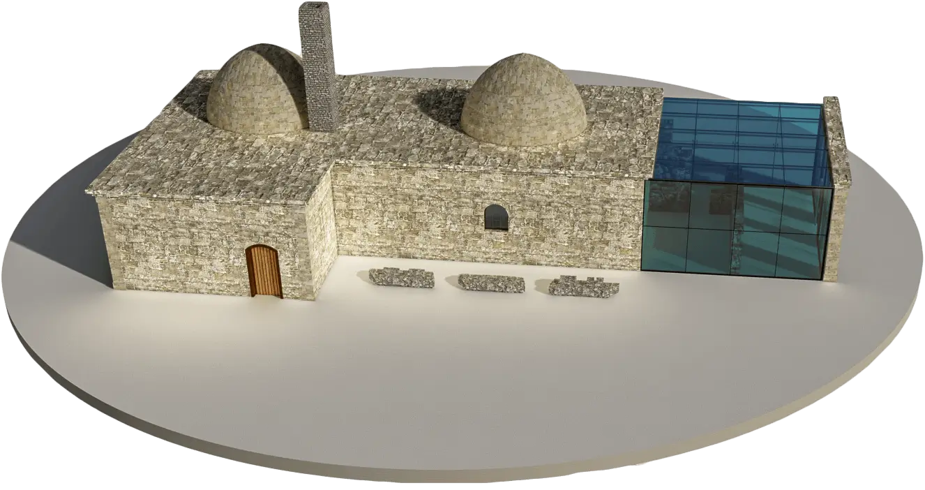 Render of the newly renovated Tahmazov Bath.